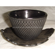 High Quality Embossed Cast Iron Cup BSCI LFGB FDA Approved